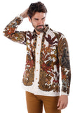 Snazzy Genre Rhinestone Long Sleeve Shirt