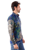 Snazzy Genre Rhinestone Long Sleeve Shirt