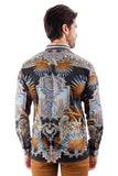 The Rage Look Rhinestone Long Sleeve Shirt