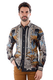 The Rage Look Rhinestone Long Sleeve Shirt
