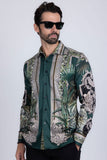 The Rage Look Rhinestone Long Sleeve Shirt