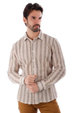 Dernier Thing Knitted Striped Long Sleeve Shirt