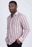 Dernier Thing Knitted Striped Long Sleeve Shirt
