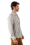Dernier Thing Knitted Striped Long Sleeve Shirt