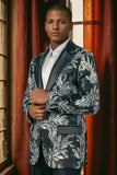Nolara Sequin Floral Blazer
