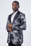 Nolara Sequin Floral Blazer