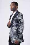 Nolara Sequin Floral Blazer