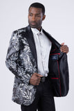 Nolara Sequin Floral Blazer