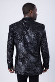 Nolara Sequin Floral Blazer