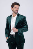 Fluffad Velvet Blazer