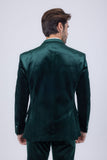 Fluffad Velvet Blazer