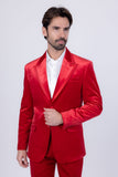 Fluffad Velvet Blazer
