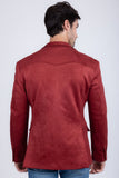 Drowsewrap Suede Blazer
