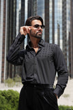 Velcia Rhinestone Long Sleeve Shirt