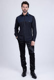 Velcia Rhinestone Long Sleeve Shirt