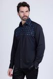 Velcia Rhinestone Long Sleeve Shirt