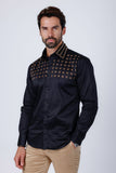 Velcia Rhinestone Long Sleeve Shirt