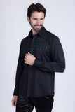 Velcia Rhinestone Long Sleeve Shirt