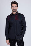 Velcia Rhinestone Long Sleeve Shirt