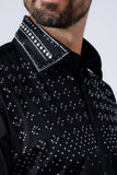 Velcia Rhinestone Long Sleeve Shirt