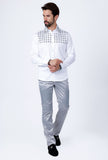 Velcia Rhinestone Long Sleeve Shirt