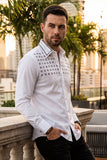 Velcia Rhinestone Long Sleeve Shirt