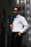 Velcia Rhinestone Long Sleeve Shirt