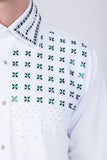 Velcia Rhinestone Long Sleeve Shirt