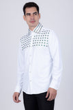 Velcia Rhinestone Long Sleeve Shirt