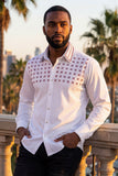 Velcia Rhinestone Long Sleeve Shirt