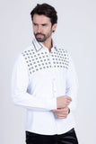 Velcia Rhinestone Long Sleeve Shirt