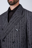 Dappled Rhinestone Long Coat