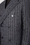 Dappled Rhinestone Long Coat