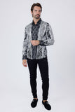 Blushwrap Rhinestone Long Sleeve Shirt