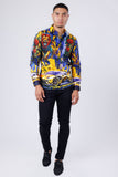 Breezery Rhinestone Long Sleeve Shirt