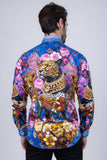 Glowgaiter Rhinestone Long Sleeve Shirt