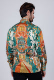 Flickerkilt Rhinestone Long Sleeve Shirt