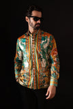 Flickerkilt Rhinestone Long Sleeve Shirt