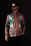 Flickerkilt Rhinestone Long Sleeve Shirt