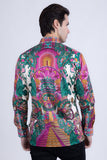 Flickerkilt Rhinestone Long Sleeve Shirt