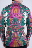 Flickerkilt Rhinestone Long Sleeve Shirt