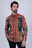 Flickerkilt Rhinestone Long Sleeve Shirt