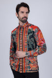Flickerkilt Rhinestone Long Sleeve Shirt