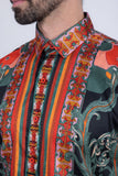 Flickerkilt Rhinestone Long Sleeve Shirt