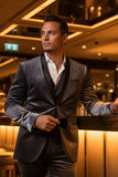 Glitterhod Velvet Rhinestone Suit