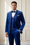 Glitterhod Velvet Rhinestone Suit