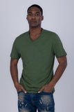 Agra V-Neck Solid T-Shirt
