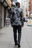 Nolara Sequin Floral Blazer