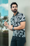 Paris Paisley Pattern Polo Shirt