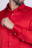 Cana Rhinestones Long Sleeve Shirt
